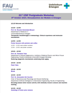 Zum Artikel "IZKF-Doktorandenworkshop am 08.10.2024"